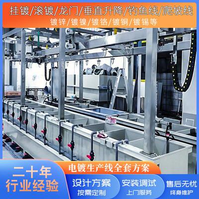 全自动连续式电镀设备生产线 电镀酸洗线 镀锌镀铜镀镍设备厂家