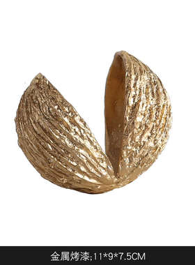 香槟色方块玻璃摆件装饰品简约现代桌面售楼部样板间软装商用饰品