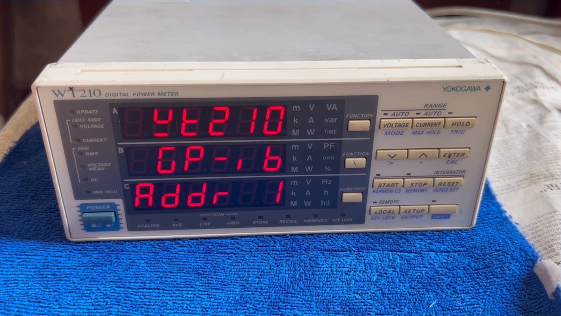 YOKOGAWA wt210横河WT210功率计