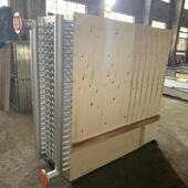 热冷水蒸汽片热器翅管式 换热器工散业却器表蒸汽散热冷器铝艺翅片