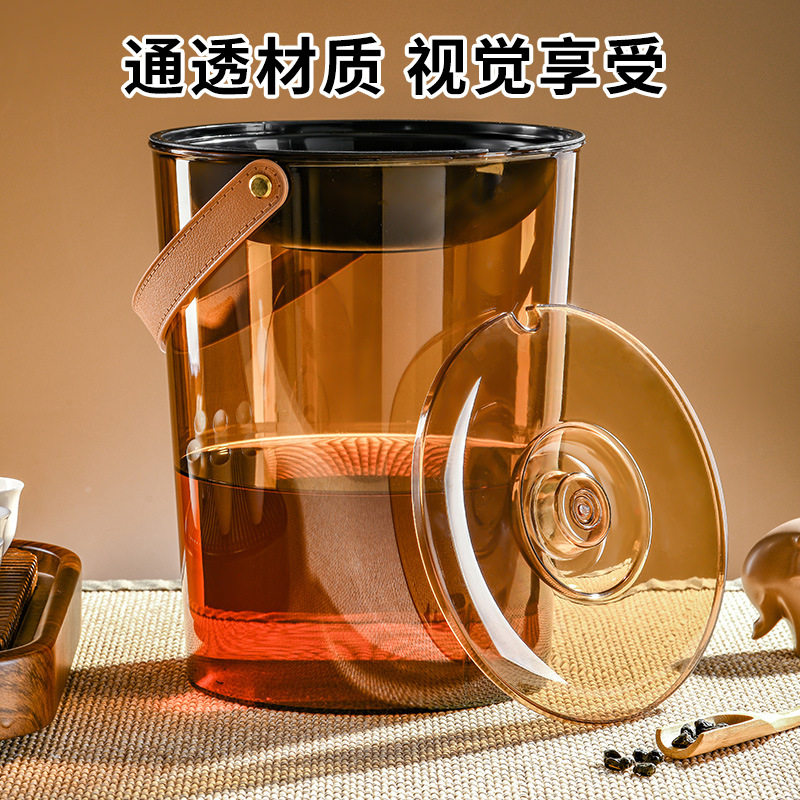 垃圾桶功夫茶排水管茶水分离水桶