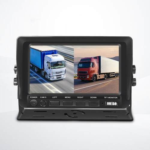 AHD 7寸高清车载液晶显示器 IPS屏 EMC认证 港口堆高机 装载机