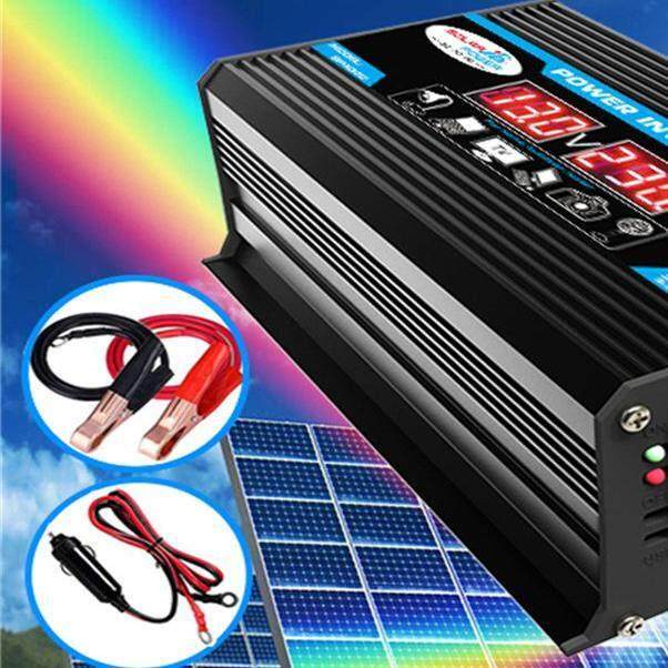 唐二代LED显示屏逆变器12V220V/110V300W太阳能车载家用逆变器USB