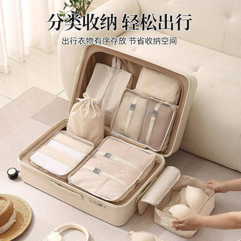 旅行收纳袋大容量衣物分装袋多功能布袋储物用行李箱整理可压缩包
