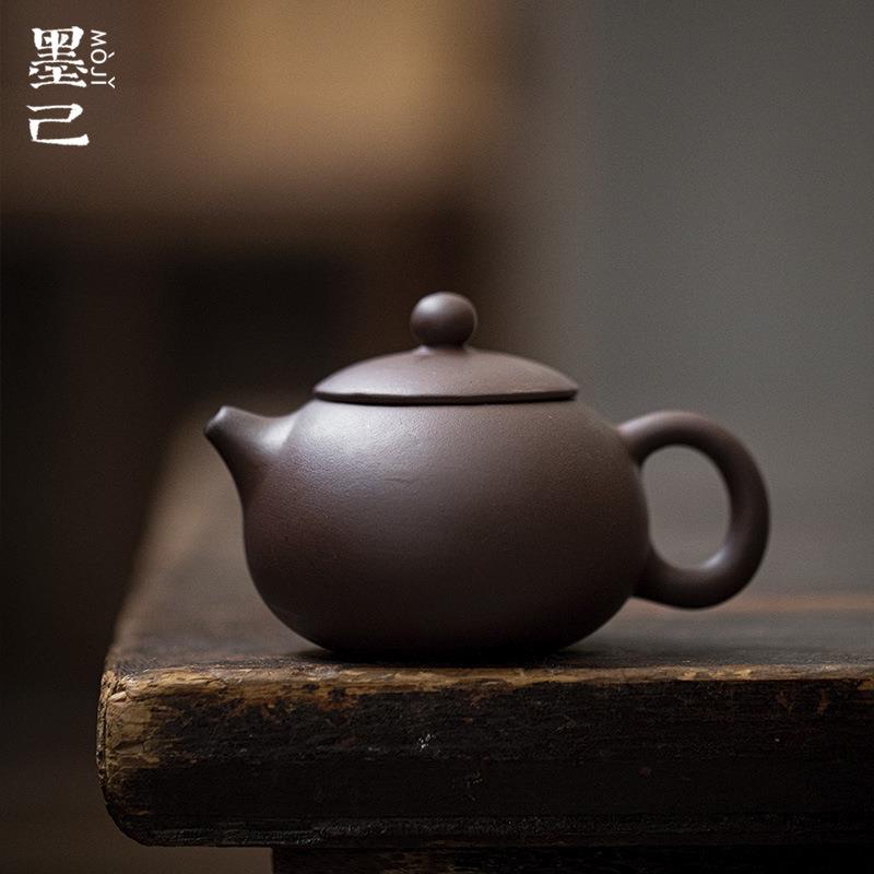 墨己 紫砂西施茶壶 功夫茶具陶瓷紫泥泡茶壶 原矿小容量紫砂壶