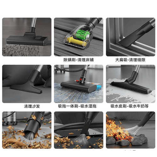 吸尘器家用大吸力干湿两用商用强力开荒保洁工业用美缝汽车
