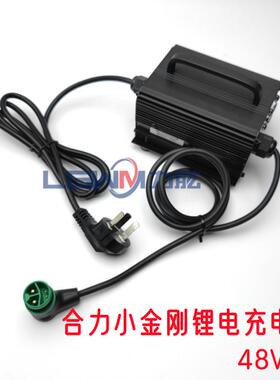 合力叉车锂电池充电器 小金刚48V5A充电机电动托盘叉车电瓶充电