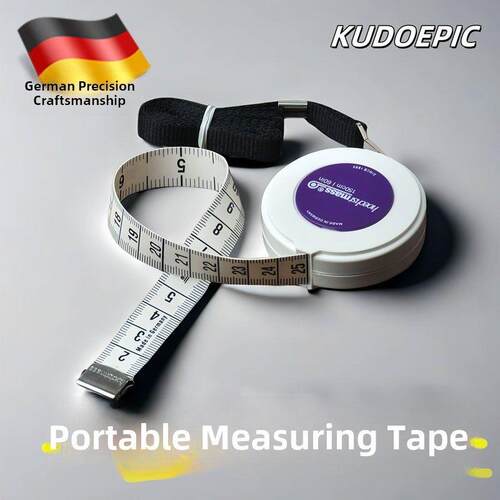 卷尺迷你小号德国进口自动尺卷尺衣服尺裁缝尺测量腰围和胸围