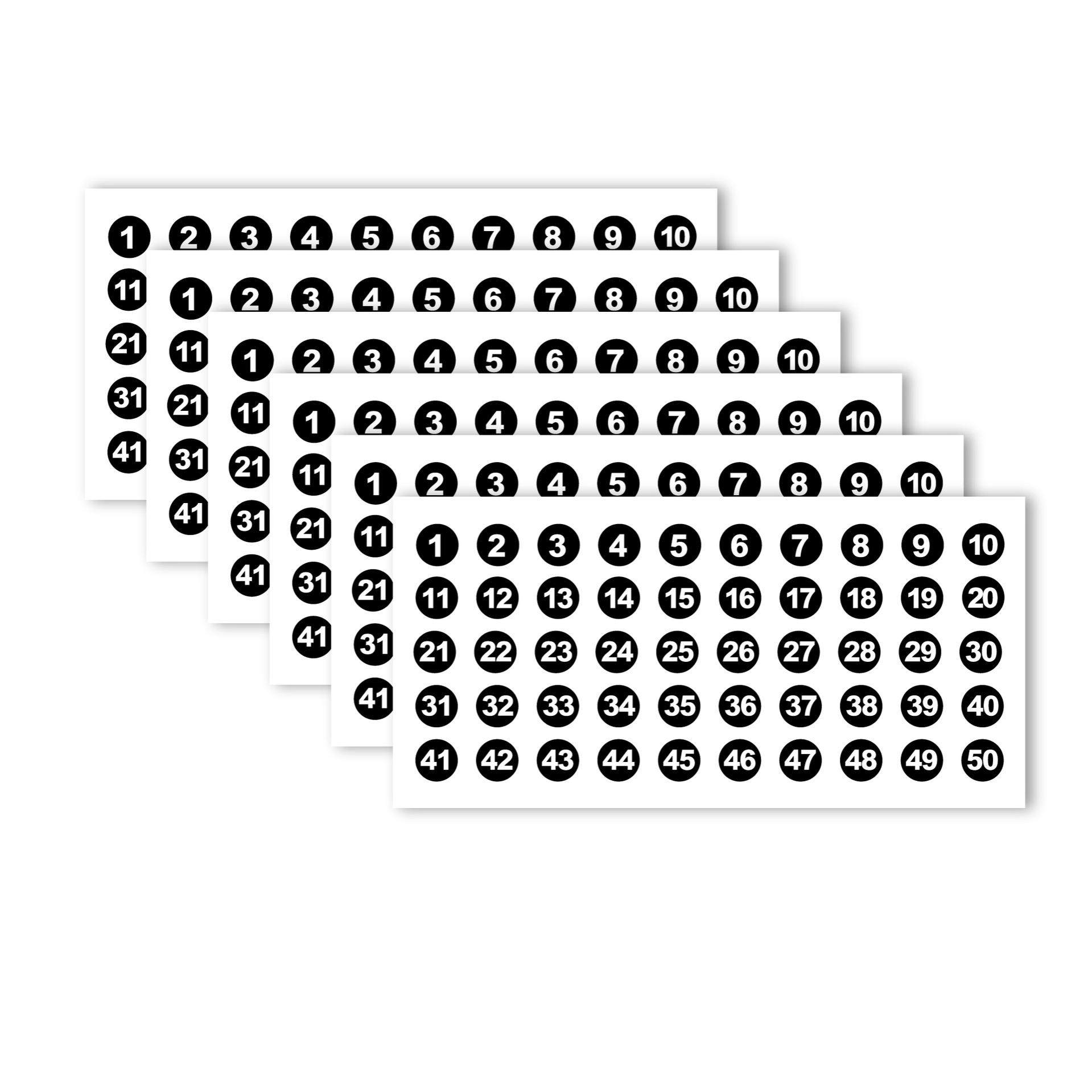 圆形数字不干胶标签记号编号工号裤子衣服鞋尺寸尺码防水贴纸防伪,包装,不干胶标签,淘宝优惠券,粉丝福利购,淘宝优惠卷