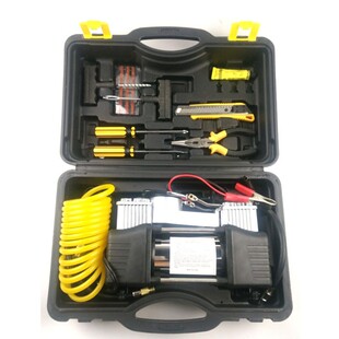 缸充气泵金属车载269胎打气泵轮便胎泵车轮载12V双大功率携式 充气