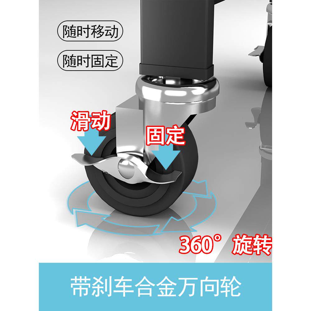 免安装儿童铁艺书桌小型书柜落地客厅家用简易书架收纳折叠置新品