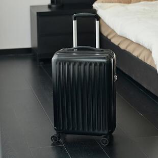 高档1.7小KG超轻登机20寸李箱音耐用P行C女型轻便万向轮静皮箱旅