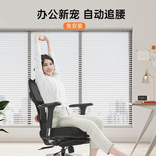 麦奇N电ewtral人工学追体腰椅子护腰脑塔椅NT001-NT办公老板椅家