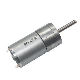 长轴 25GA-370减速电机 直流减速马达 6V12V24V 模型车拖头电机