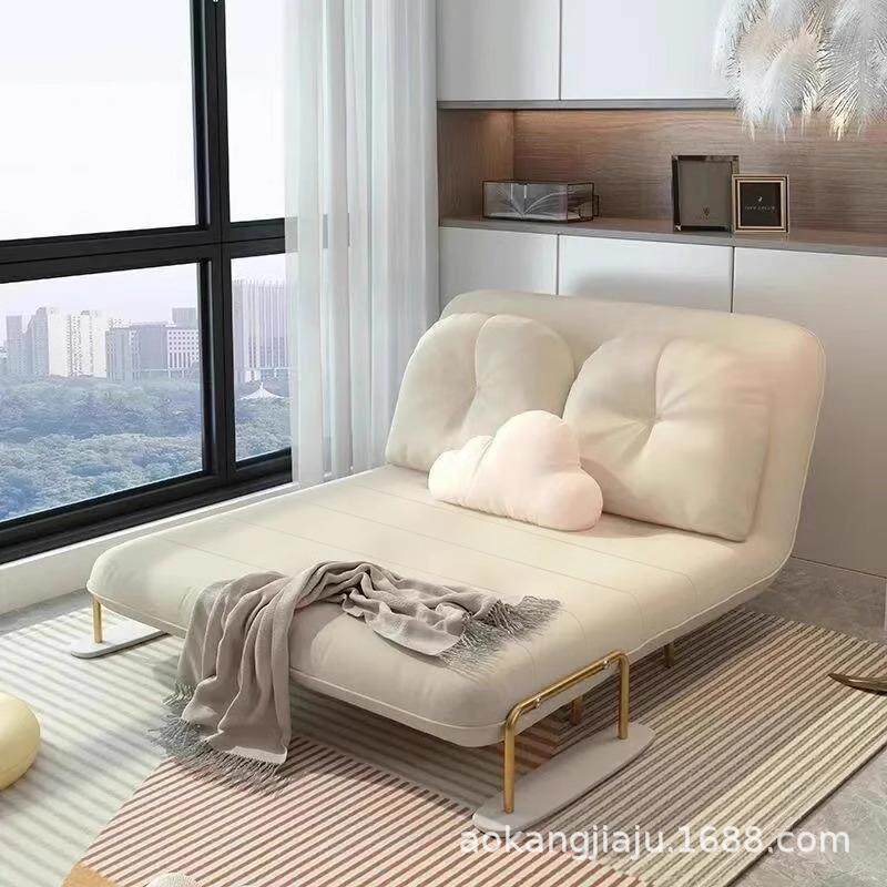 沙发床折叠两用小户型单人客厅阳台多功能2026新款1米2书房小沙发
