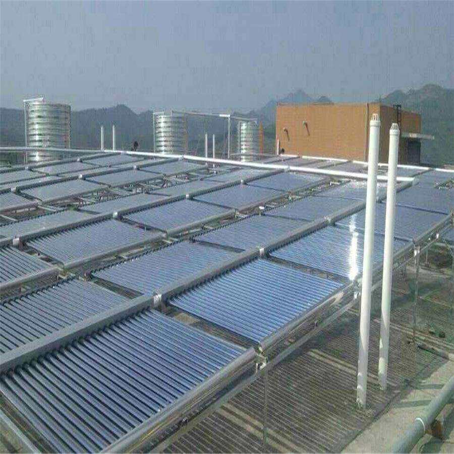 商用三高紫金真空管太阳能工程联箱集热器直销节能设备