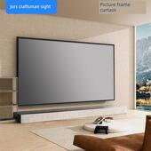 JORS高清投影画框幕布80寸100寸120寸150寸200寸影院壁挂抗光幕布