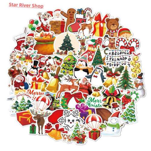 Graffiti Christmas Stickers Halloween Aesthetic Cute Window