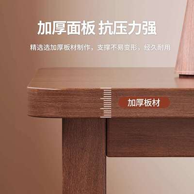 沙TCW发边几边客小桌实木柜腿小茶几厅桌子家用正方形简约方现代