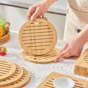 隔热垫餐桌垫锅底耐高温竹垫家用餐垫防热耐热碗垫防烫杯垫餐盘垫
