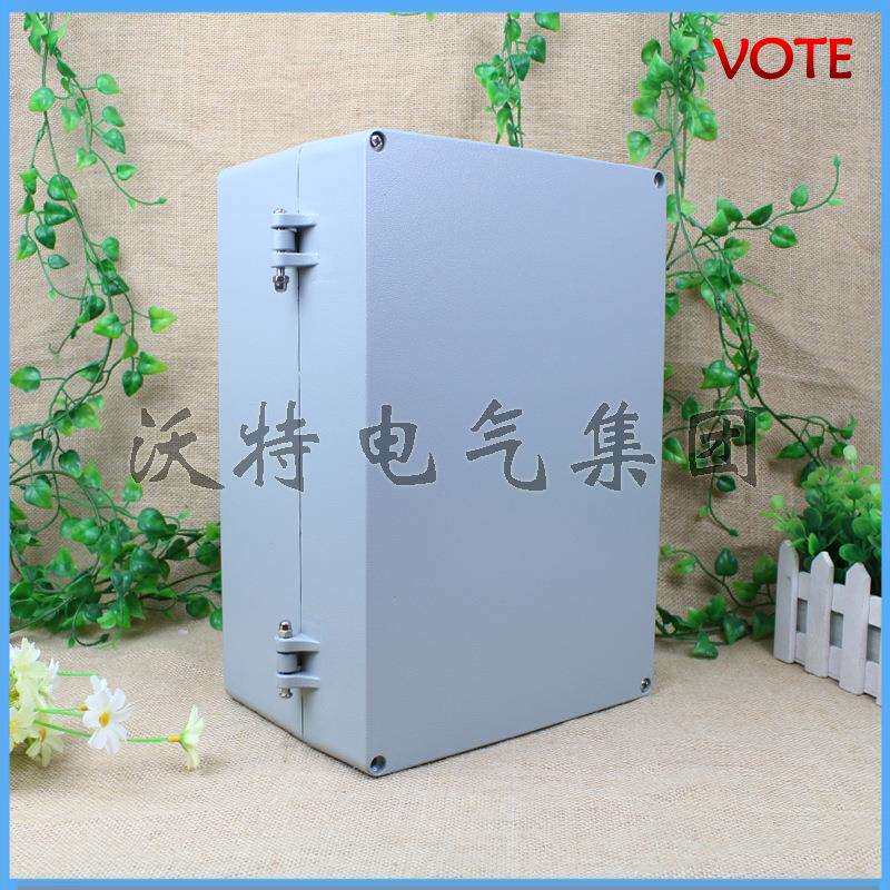 340*235*95带合页铰链铸铝防水盒户外铝防水盒 金属过线盒 铝盒