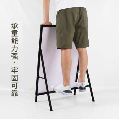 手提式海报架户外宣传广告牌展示牌招聘展架立式落地式kt板支架