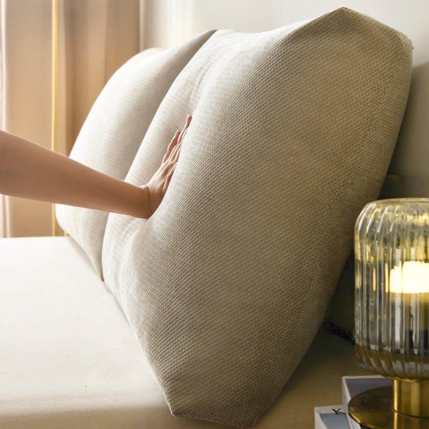 简约沙发靠垫护腰靠背垫床头软包大靠枕飘窗卧室床上靠腰垫可拆洗,居家布艺,床头靠垫,淘宝优惠券,粉丝福利购,淘宝优惠卷