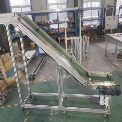 食爬坡输送机流水降线 轻型品15-1输送带传送机升自动化提升 上料