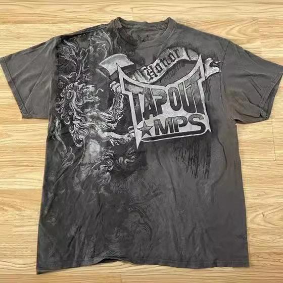 2000s Affliction Style Street Hip Hop Clothing Couple T