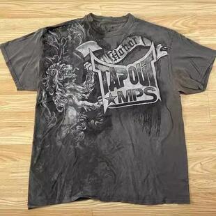2000s Affliction Style Street Hip Hop Clothing Couple T