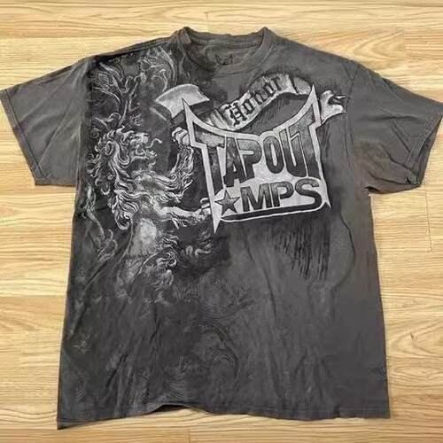 2000s Affliction Style Street Hip Hop Clothing Couple T