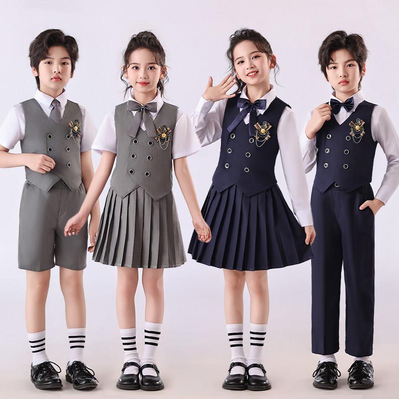 0412一儿童演出服中小学生合唱表演服装班诗大歌朗诵幼儿园毕业照