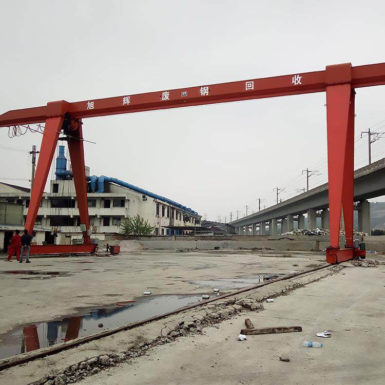 可做跨境花架龙门吊16吨跨度25米支腿30槽钢用料上包下花