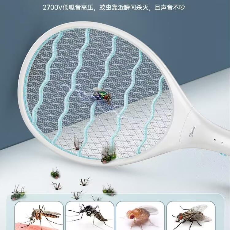 电蚊拍充电式家用力电灭蚊拍蚊子电网拍苍蝇拍2025年新品