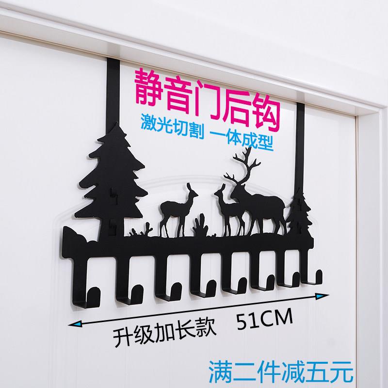 门后挂钩挂衣架免打孔门背式置物架卧室门挂衣钩挂架壁挂挂勾