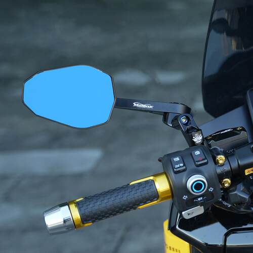 适用xmax300后视镜nmax155改装升仕150x摩托车大视野反光镜