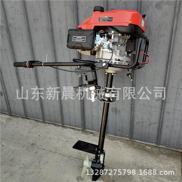 汽油四冲程10马力挂桨机 带倒档船用推进器立式推进器