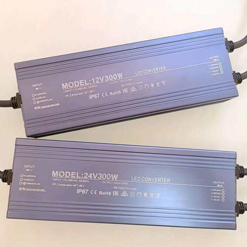 户外电源直流12v24v300w发光字工程 洗墙灯地埋灯监控防水电源