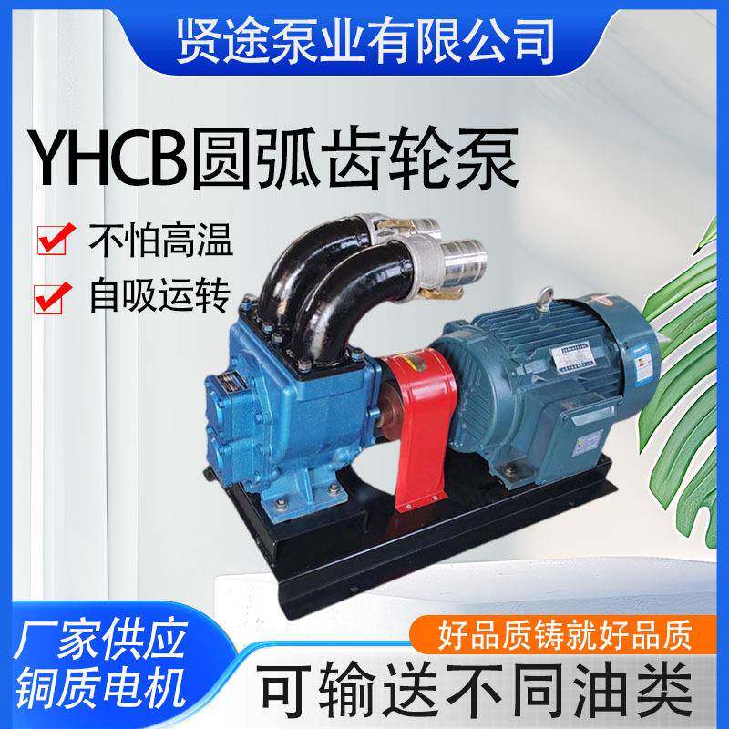 圆弧泵齿轮泵车载汽柴油卸装泵YHCB80-60抽油泵污水饲料浓浆泵