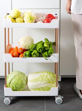 款卫生新间房落地置夹物厨架卧室收纳加厚缝滑LWF轮移动省空间