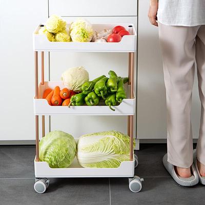 新卫室生间厨房款落空地置物架卧DYC收纳加厚夹缝滑轮移动省间