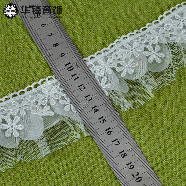 5cm-7.5cm宽窗帘双层白色复合蕾丝纱边家纺装饰网布花边DIY辅料,居家布艺,花边,淘宝优惠券,粉丝福利购,淘宝优惠卷