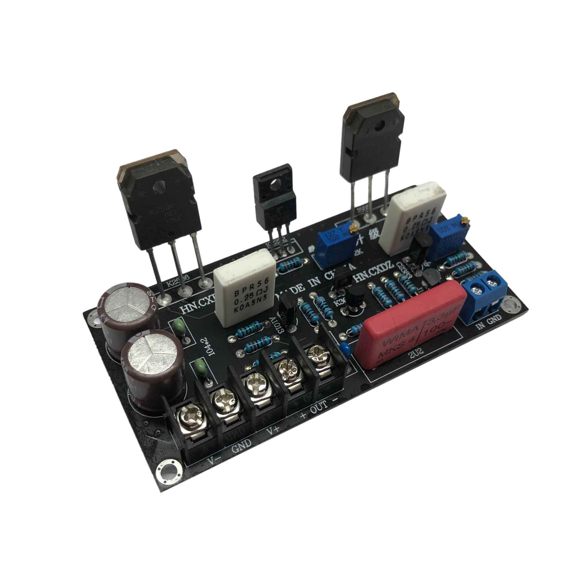 30W直耦 场效应管功放板 纯甲类 发烧级 纯后级 PCB 芯片拆机成品图片