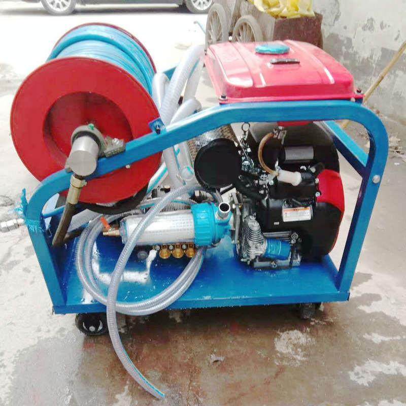道高管油压疏通机 柴大流量疏通清洗机 化工高压疏通道原料管冲洗