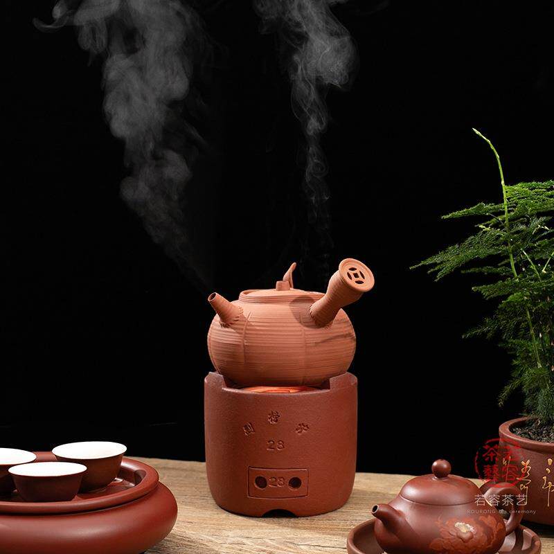 煮茶炉电炭炉电炉丝茶炉电热丝碳炉红泥家用工夫茶小火炉烧水茶具