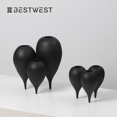 口博西家居简约装饰品泡装饰品小口ZT-20200泡径软小口高端径轻饰