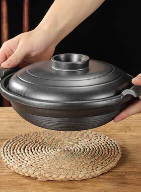 煲铝砂锅米线煲仔饭不粘铝合金干锅铝锅黄焖鸡公煲专用商用瓦斯炉