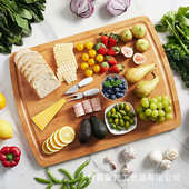 电商简约竹制家用菜板加厚砧板 定制厨房竹子切菜板