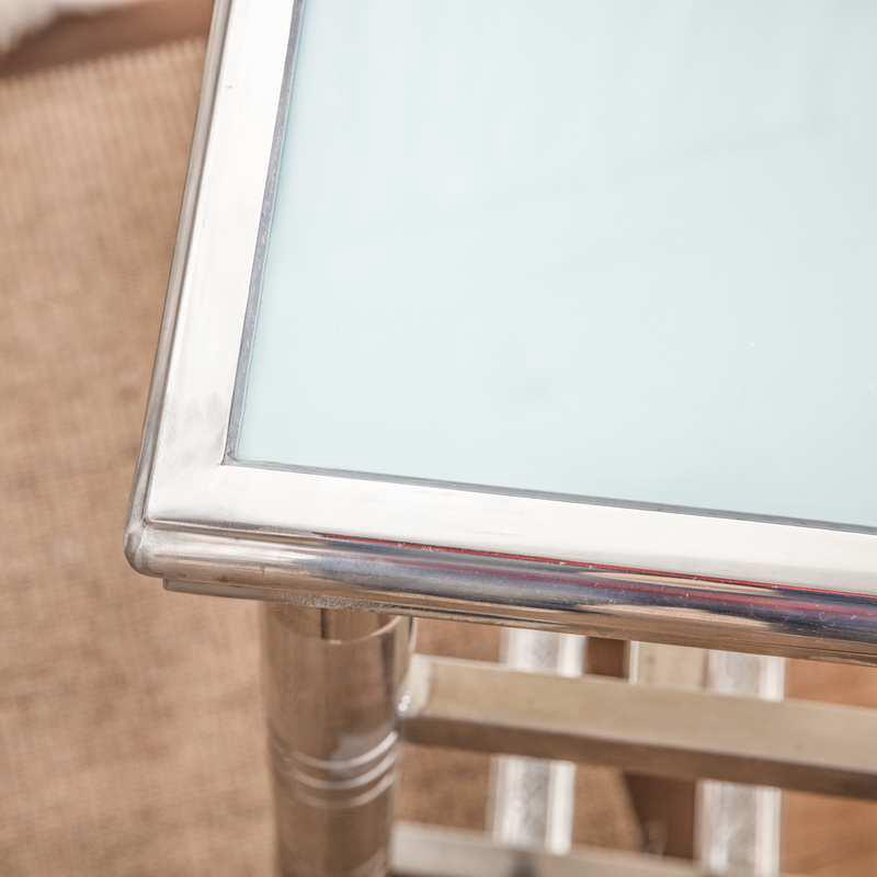 新款加厚家用不锈钢长方形桌子多功能烤火桌四季通用冬季取暖