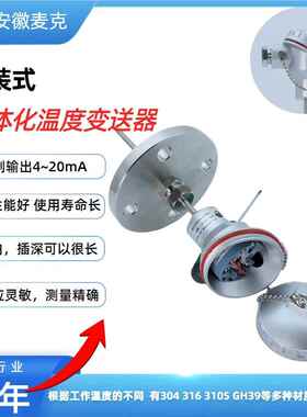 一体化P温度传感器 一体化温 度变MKWZPKB-送器 WZKB-36 3WRNKB-3